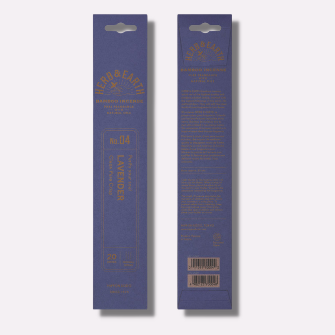 Herb & Earth Lavender Bamboo Incense
