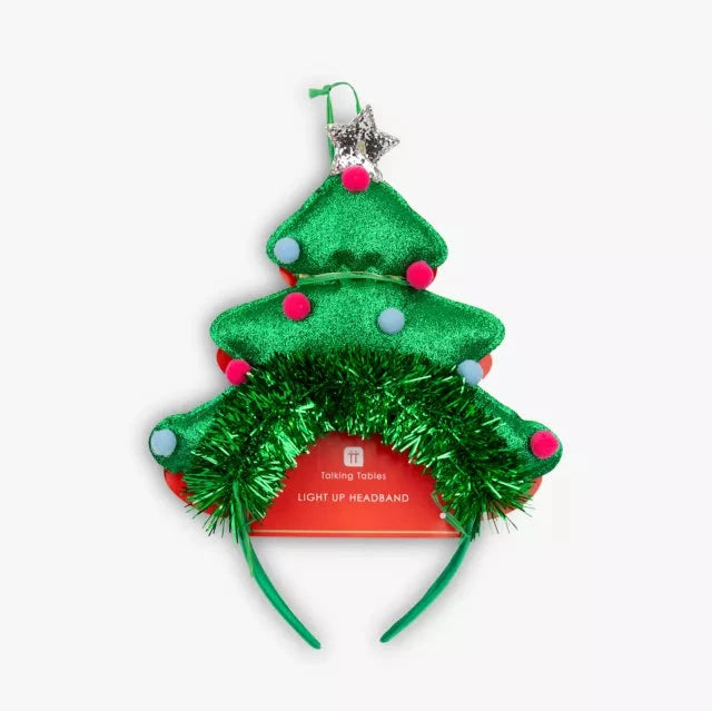 Christmas Tree Light Up Headband