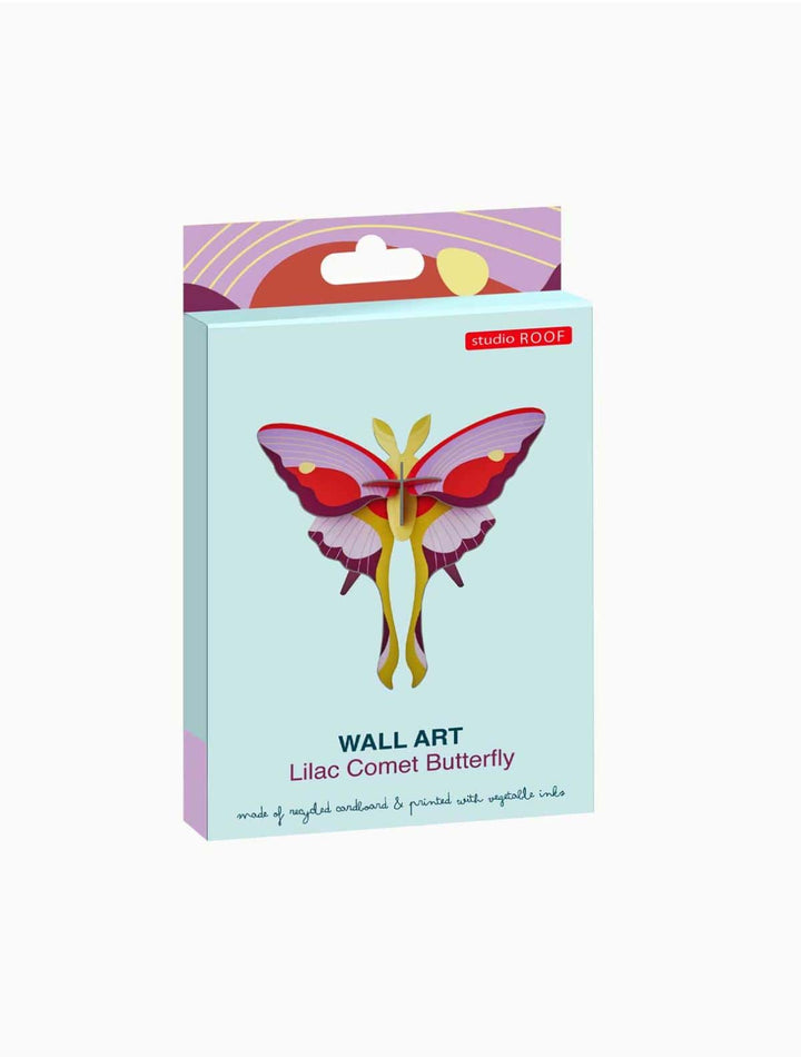 Lilac Comet Butterfly 3D Model Kit