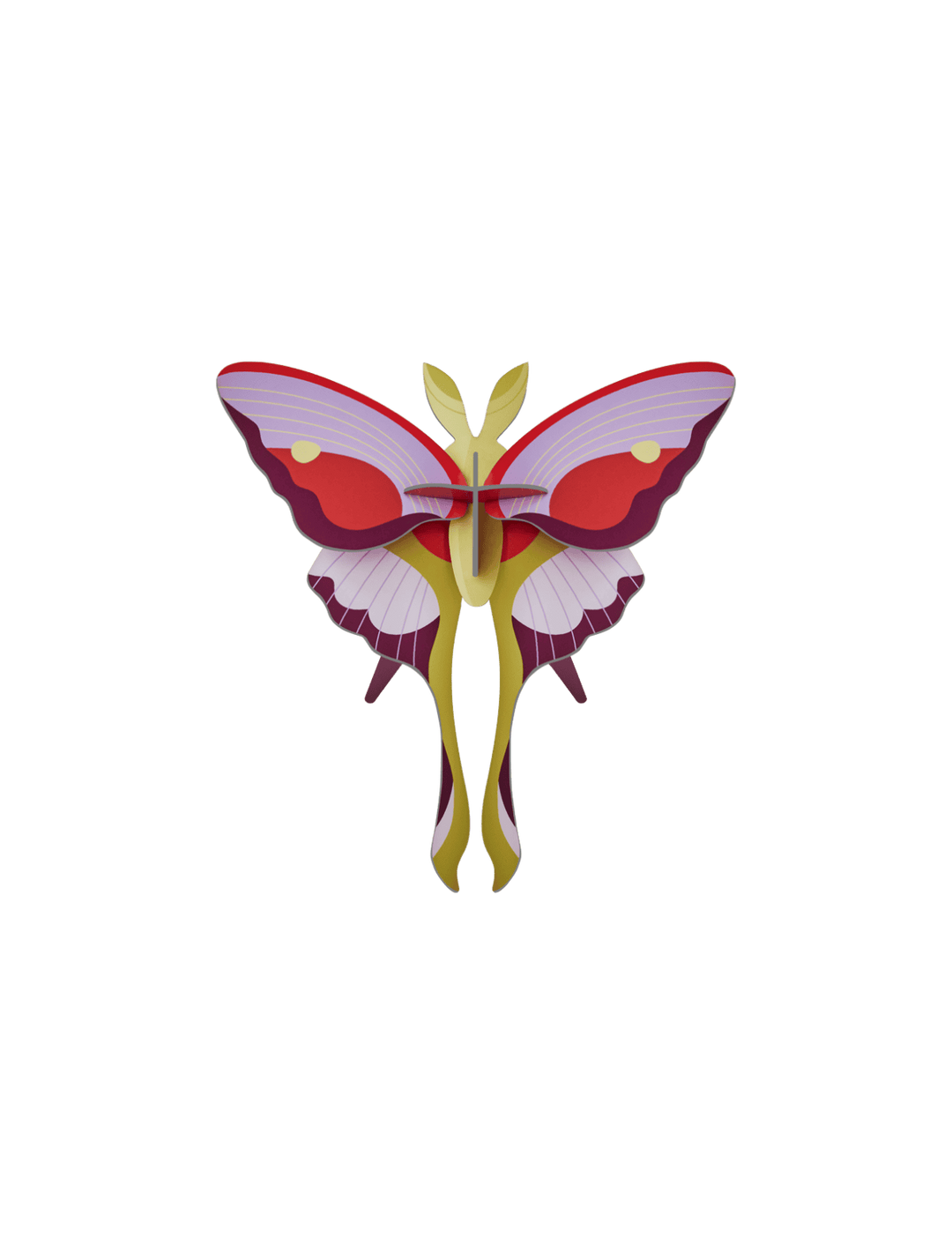 Lilac Comet Butterfly 3D Model Kit
