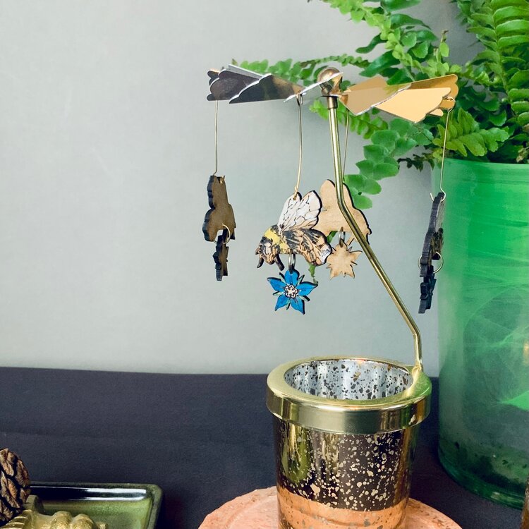 Bee & Borage Candle Carousel