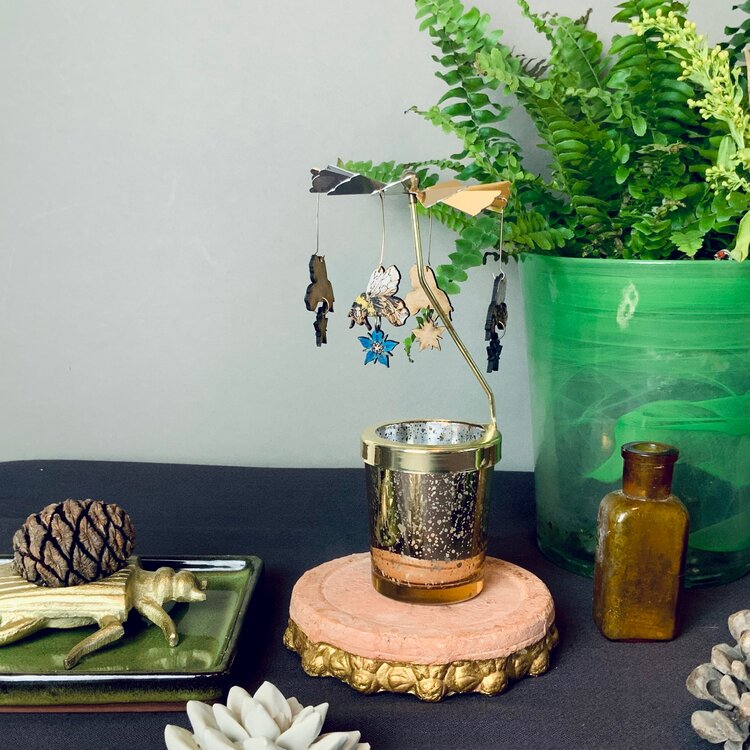 Bee & Borage Candle Carousel