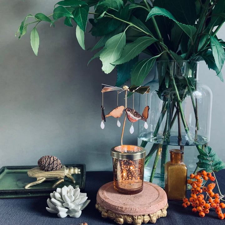 Robin Candle Carousel