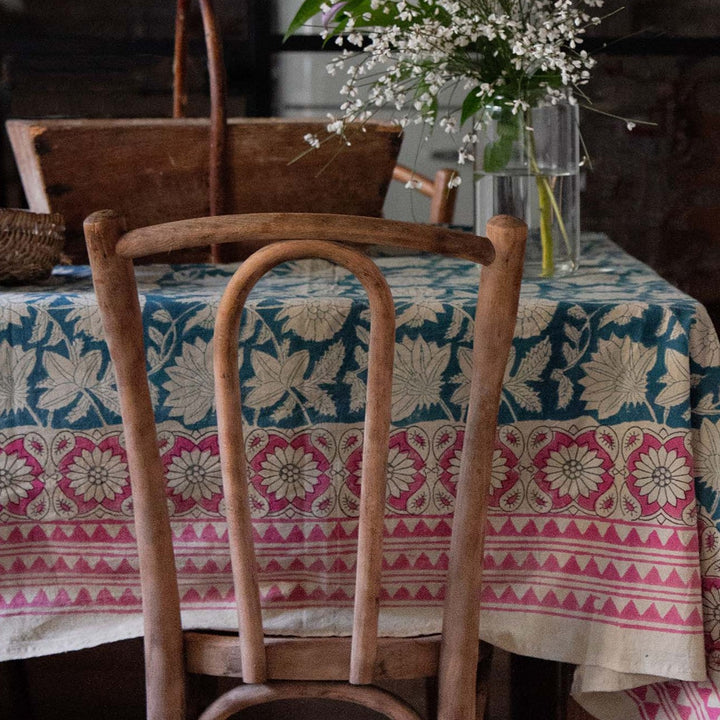 Lullaby Block Print Throw - For Table or Bed