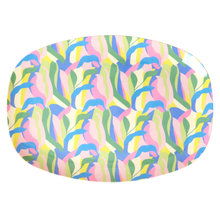 Melamine Rectangular Plate - Jungle Fever Print