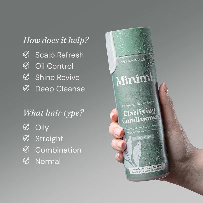 Miniml Clarifying Shampoo - Refreshing Tea Tree & Mint