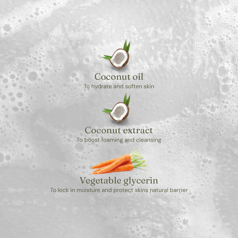 Miniml Bodywash & Bubblebath - Indulgent Coconut