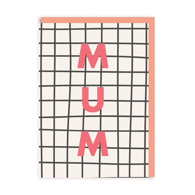 Grid Mum Card