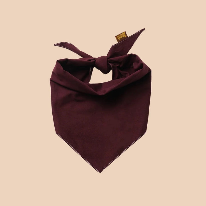 Maroon Bandana for Dogs