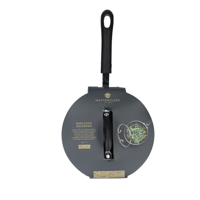 Non-Stick Heavy Duty 18cm Saucepan