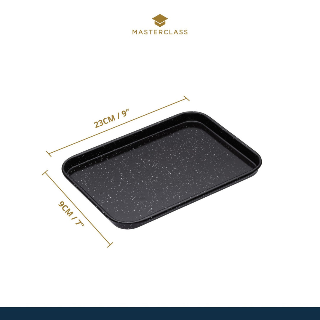 MasterClass Vitreous Enamel Baking Tray, 24 x 18 cm