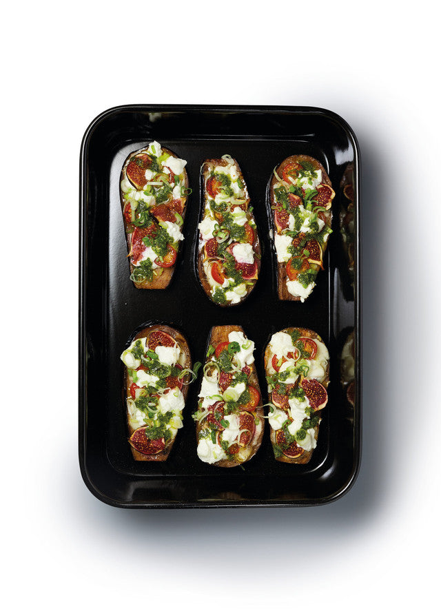 MasterClass Vitreous Enamel Roasting Pan, 40cm x 28cm