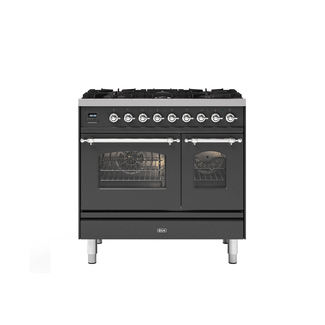 ILVE Milano 90cm - Double Oven - 6 Gas Burners