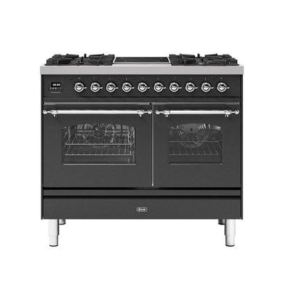 ILVE Milano 100cm - Double Oven - 4 Gas Burners & 2 Zone Induction