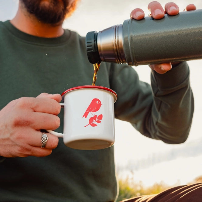 Matt Sewell Enamel Camping Mug