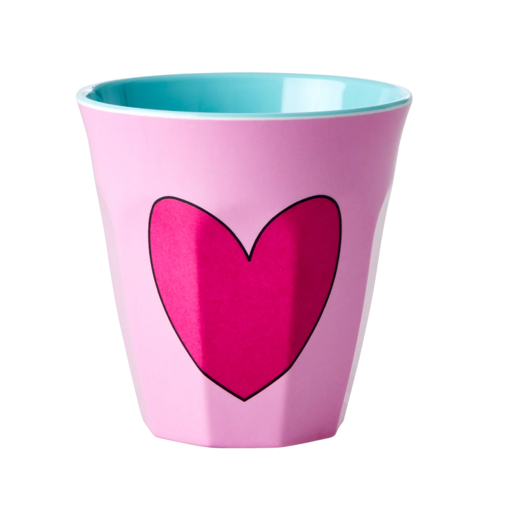 Melamine Cup - Pink Heart