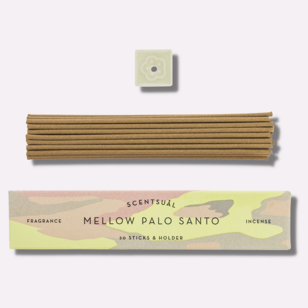 Mellow Palo Santo Incense with Holder