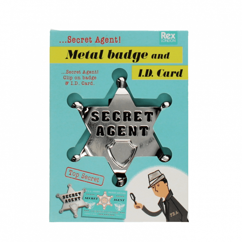 Secret Agent Badge & ID Card