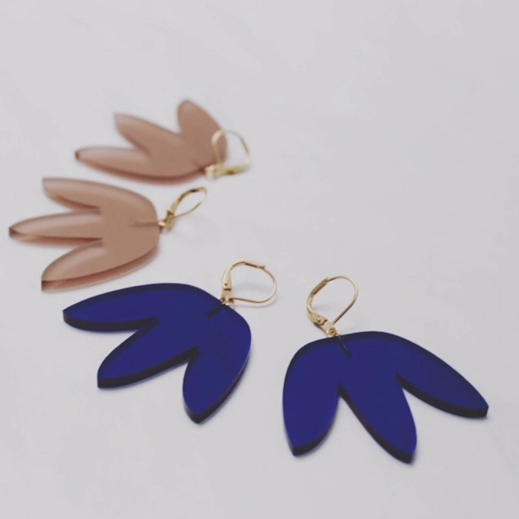 Midi Matisse Earrings in Blue