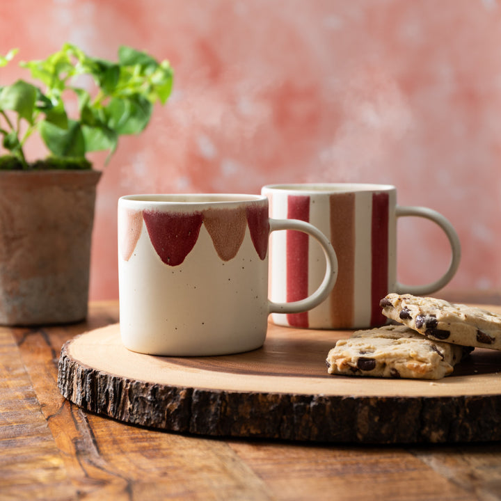 Pink Scallop Mug