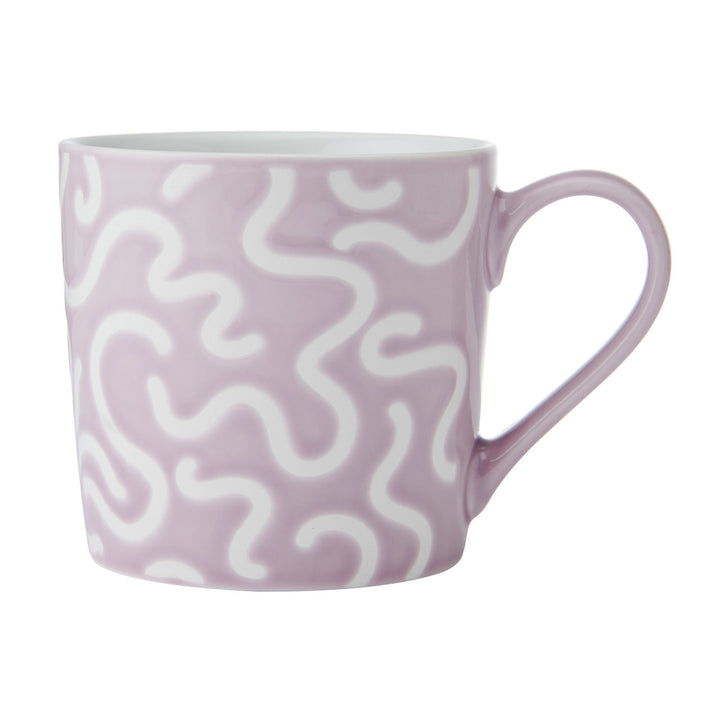 Lilac Squiggle Mug