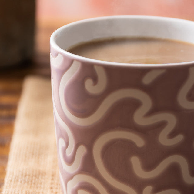 Lilac Squiggle Mug
