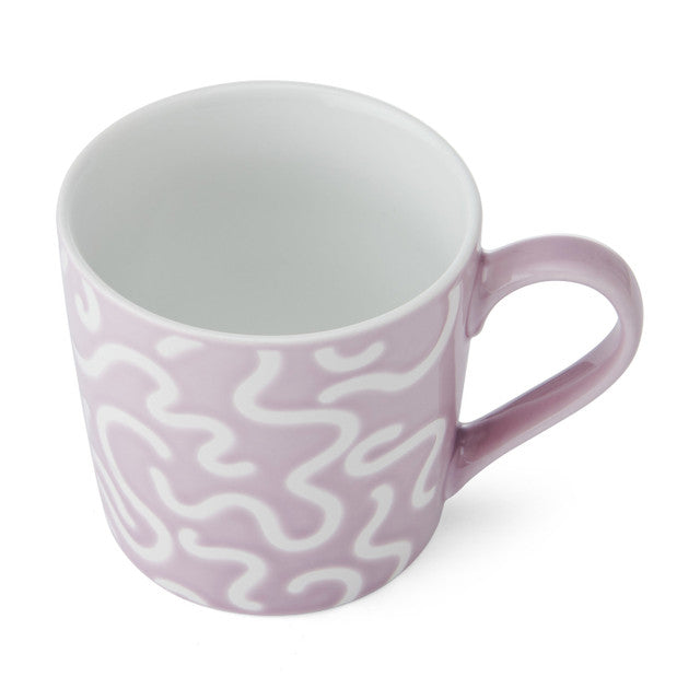 Lilac Squiggle Mug