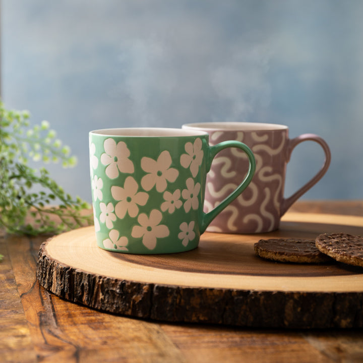 Blue Flower Mug