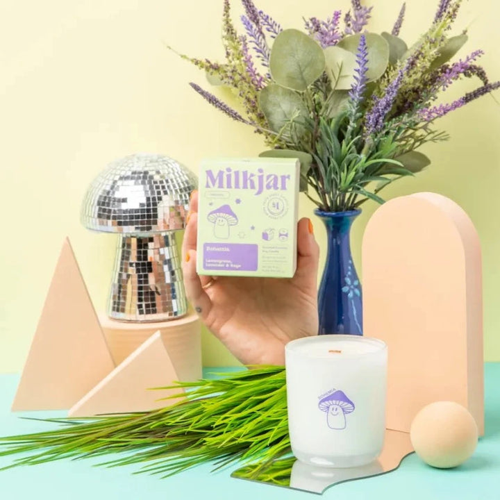 Milk Jar Candle Co Bohemia - Lemongrass, Lavender & Sage