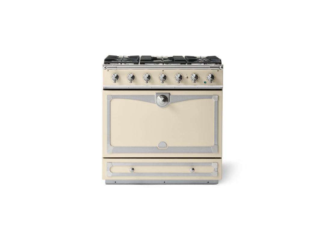 La Cornue CornuFé 90 Albertine Dual Fuel Range Cooker – Morning Dew