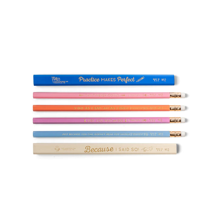 Mother Knows Best Pencils - Set of 6