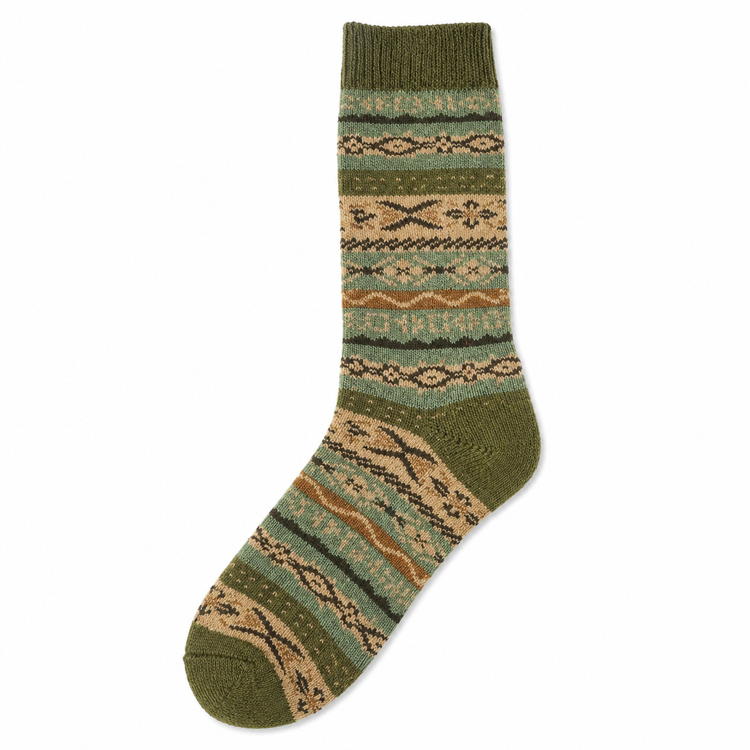 Nordic Socks - Green Mix