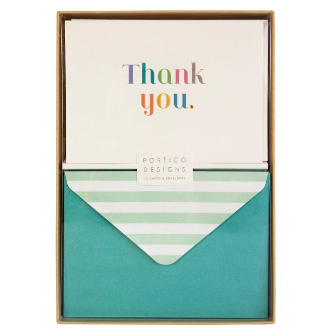 Notecard Set with Thank You Design