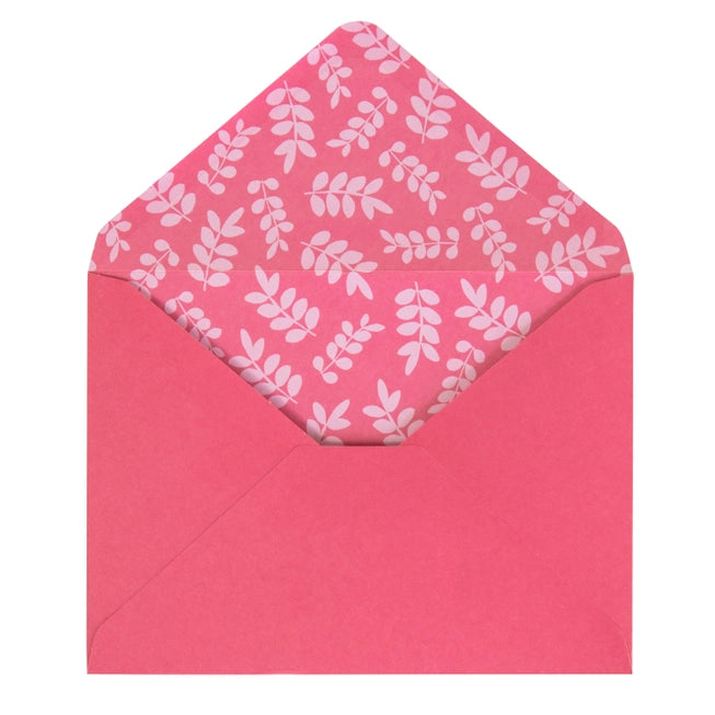 Notecard Set with Pressed Petals Design