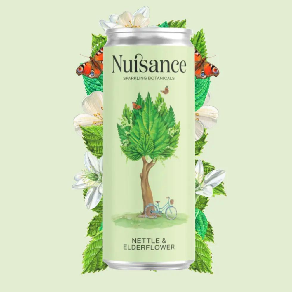Nuisance Nettle & Elderflower Sparkling Botanical Drink