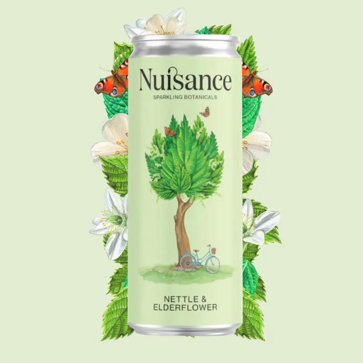 Nuisance Nettle & Elderflower Sparkling Botanical Drink