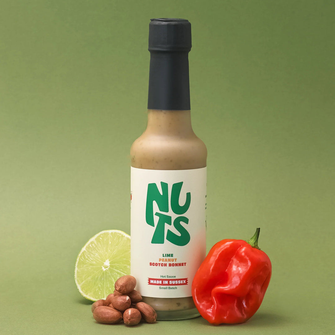 Nuts Hot Sauce - Lime, Peanut & Scotch Bonnet