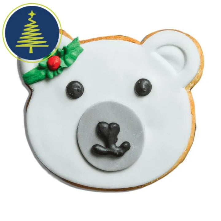 Handmade Christmas Polar Bear Biscuit