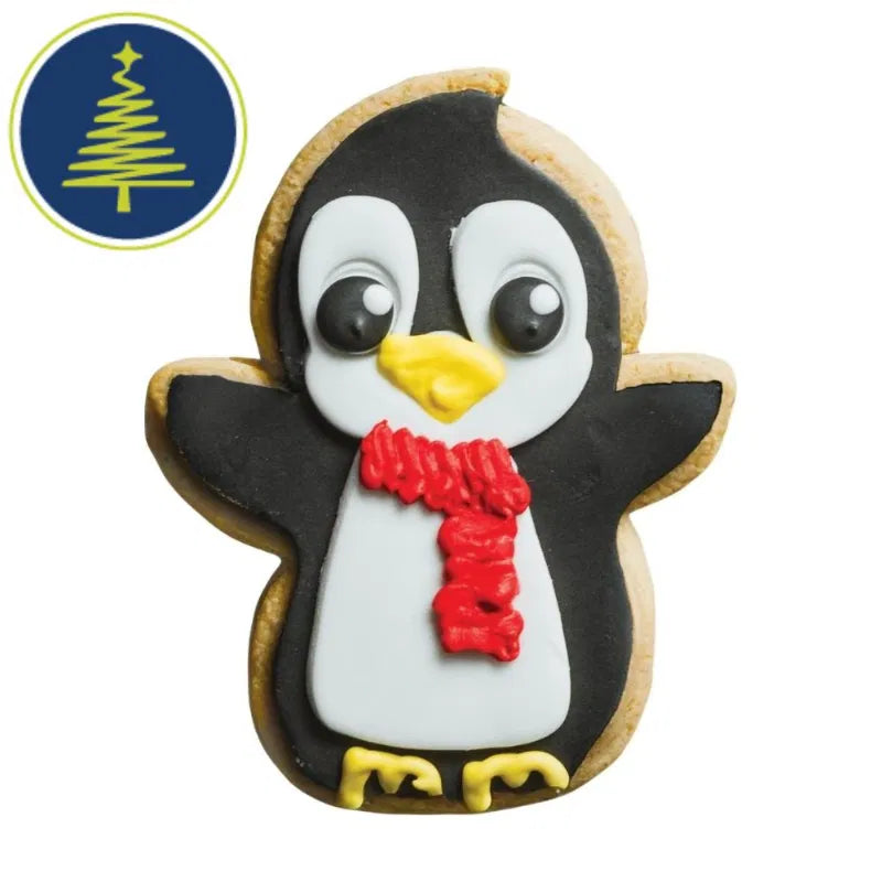 Handmade Christmas Penguin Biscuit