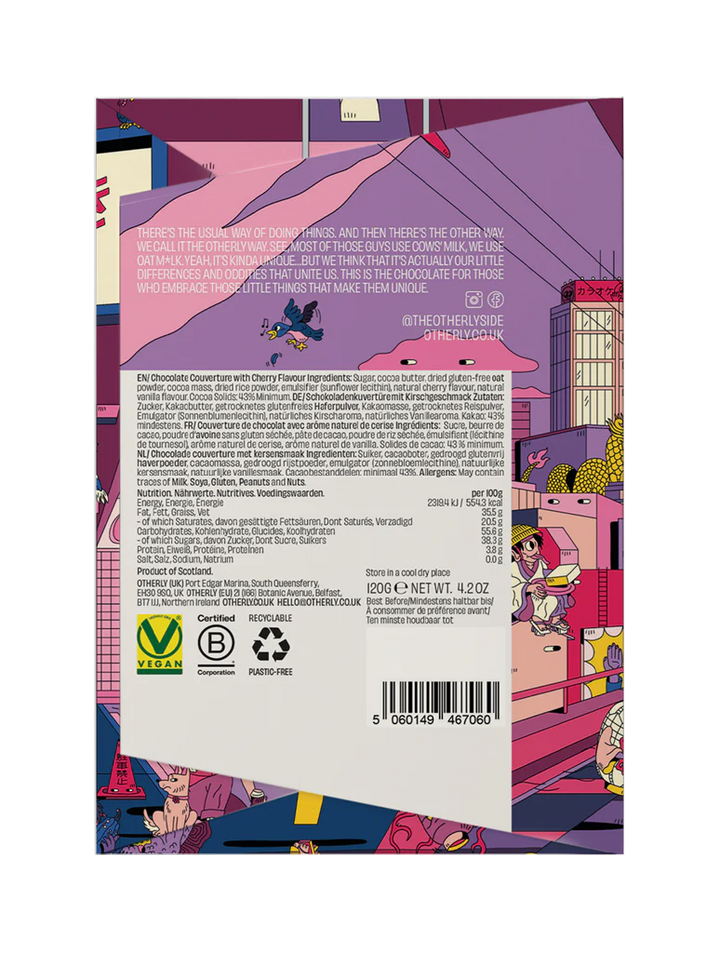 Candied Cherry Oatm*lk Chocolate