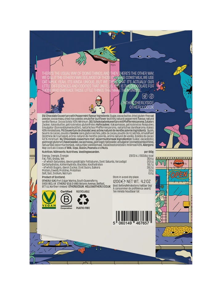 Peppermint Oatm*lk Chocolate Bar