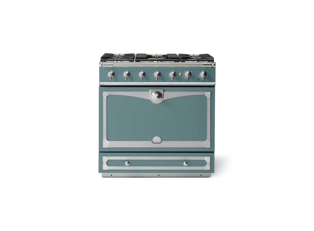 La Cornue CornuFé 90 Albertine Dual Fuel Range Cooker – Ocean