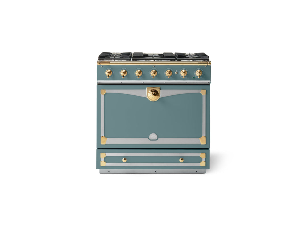 La Cornue CornuFé 90 Albertine Dual Fuel Range Cooker – Ocean