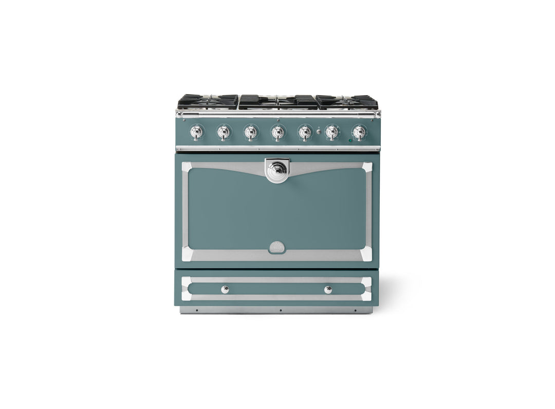 La Cornue CornuFé 90 Albertine Dual Fuel Range Cooker – Ocean