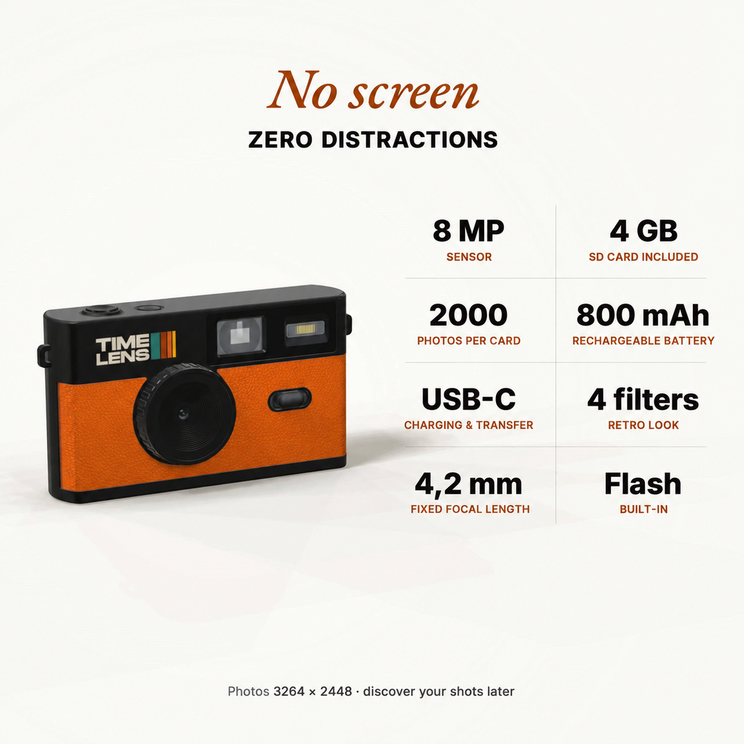 TimeLens® Camera in Orange