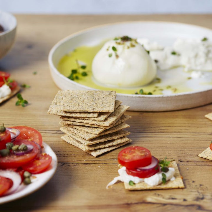 Oregano & Olive Oil Sourdough Crackers
