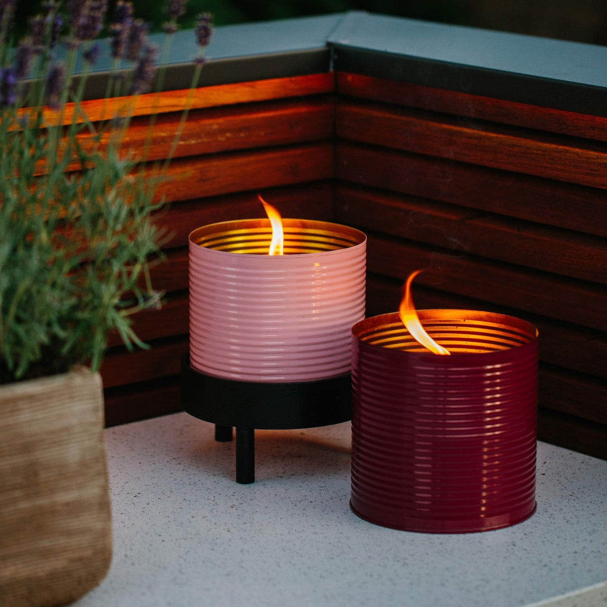 Colourful Outdoor Candle Can Living by Home | Christmas Decor