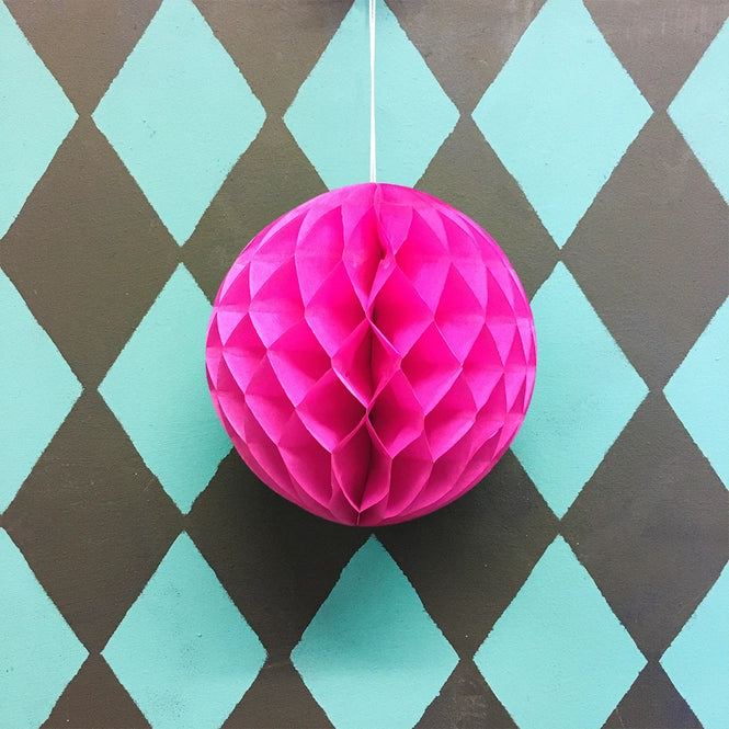 Honeycomb Paper Ball: Pink