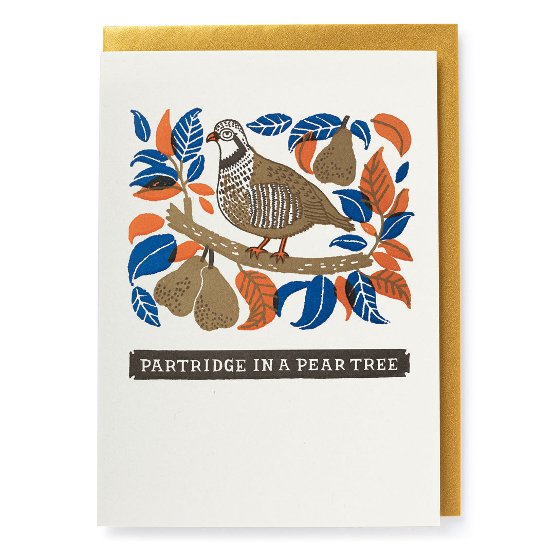 Partridge in a Pear Tree Card