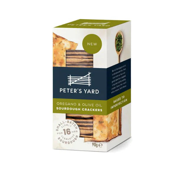 Oregano & Olive Oil Sourdough Crackers